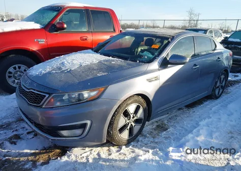 2011 Kia Optima Hybrid Ex from USA, damaged, VIN KNAGM4AD6B5002334